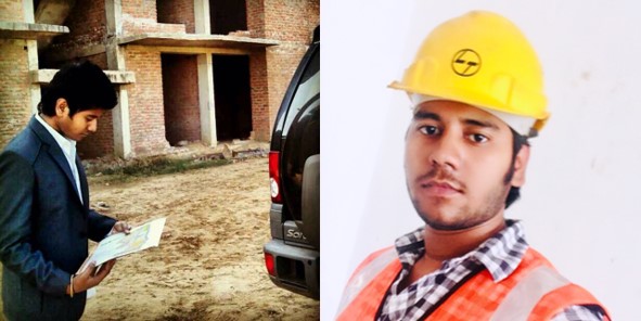 A Brief about Himanshu Aum | Himanshu Aum on the Construction Site