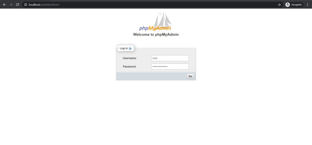 Login to phpMyAdmin MySQL - Himanshu Aum